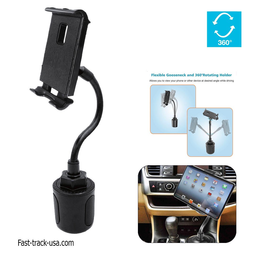 Cup Car Mount Holder 2 - In - 1 Tablet and Smartphone - Eva Essentials