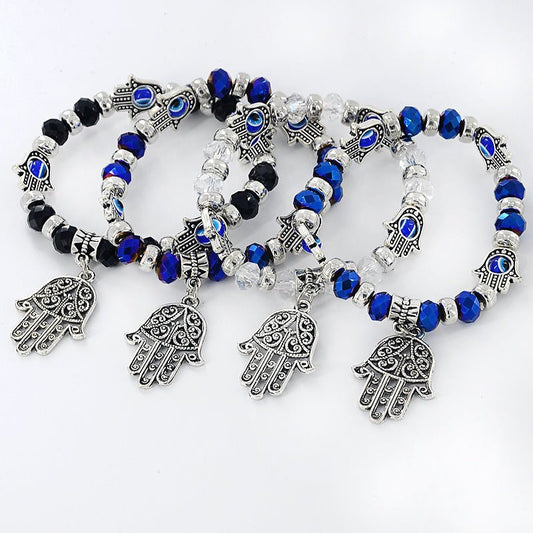Devil's Eye Beaded Bracelet - Eva Essentials