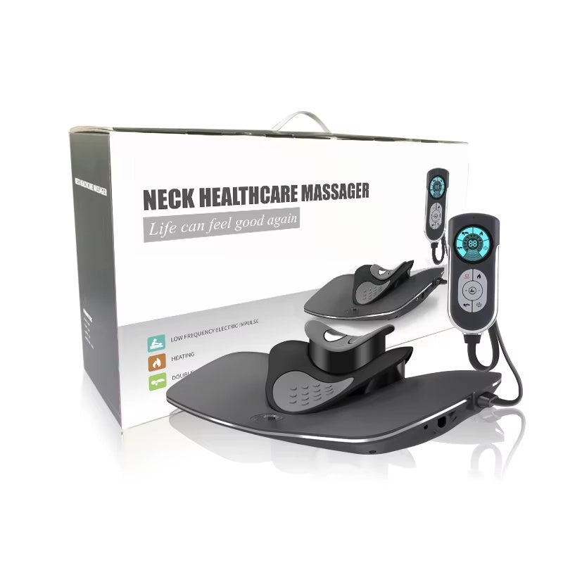 Electric Heat Therapy Massage Cervical Massager Pillow For Neck & Shoulder - Eva Essentials
