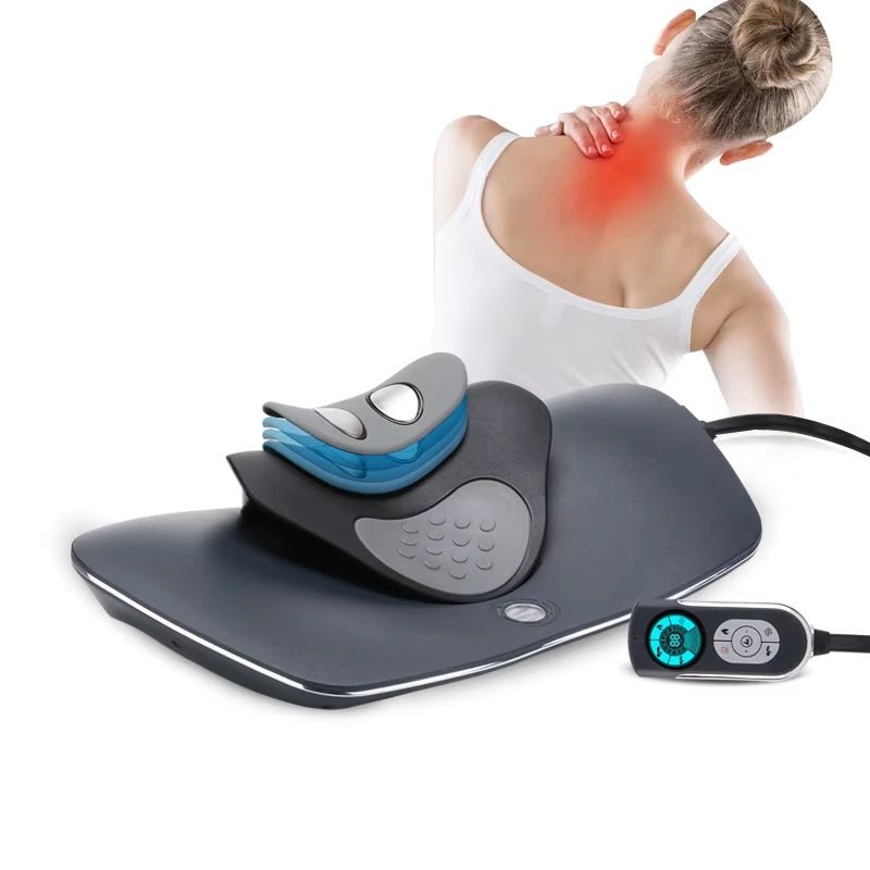Electric Heat Therapy Massage Cervical Massager Pillow For Neck & Shoulder - Eva Essentials