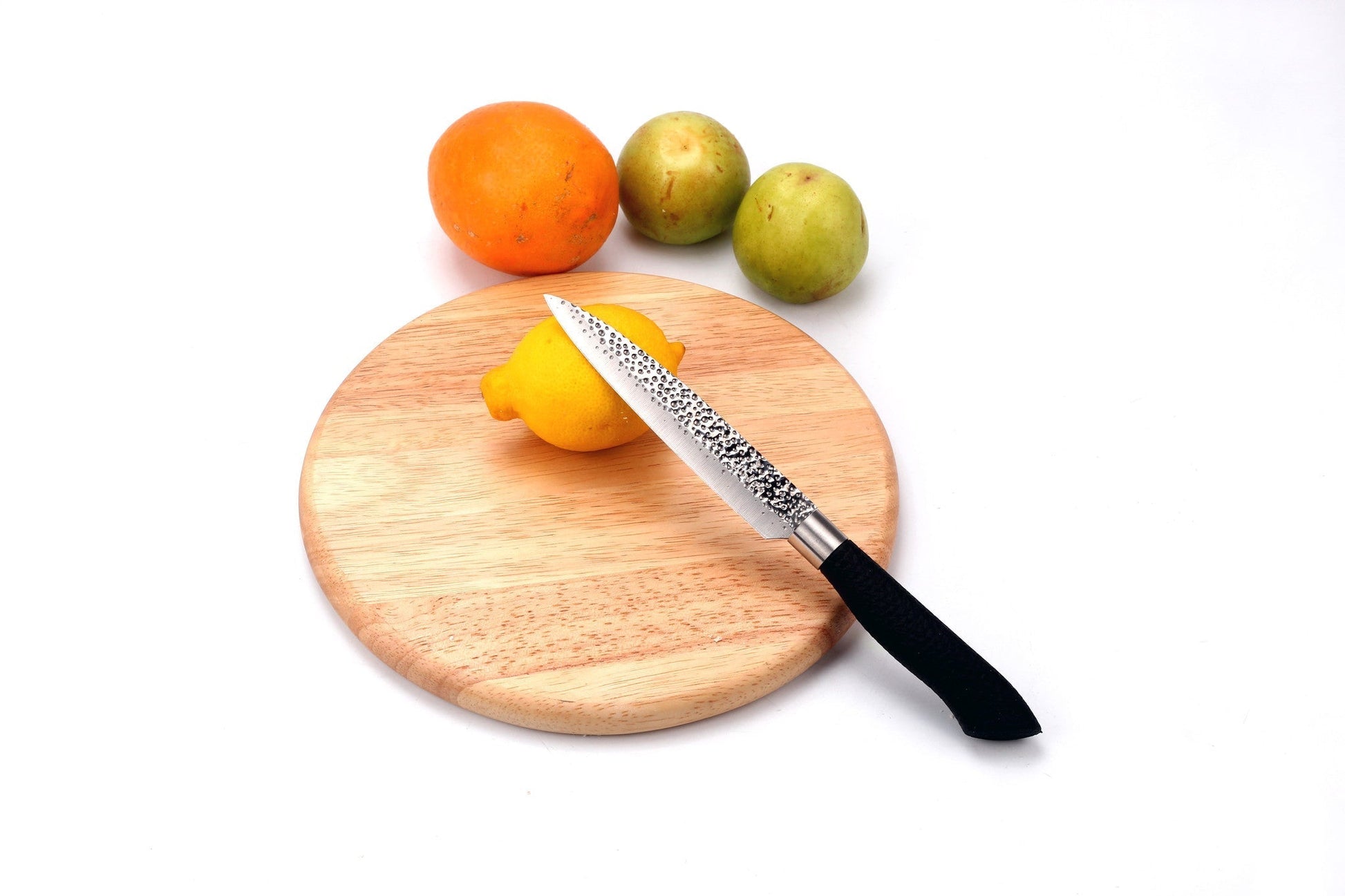 Embossed Hammered Blades 3 Piece Knife Set - Eva Essentials