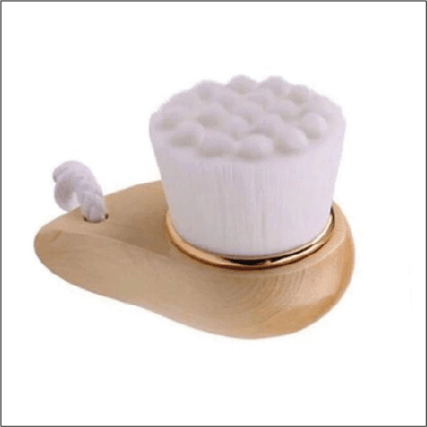 Facial Brush with Bamboo Handle - Eva Essentials
