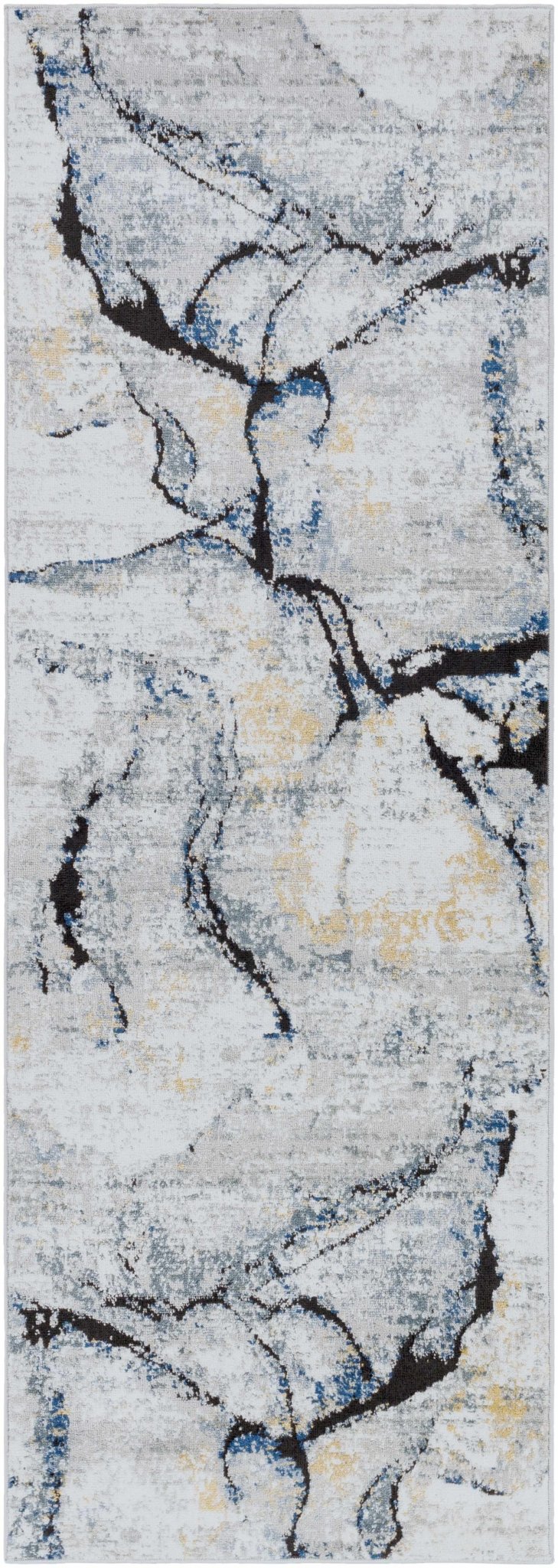 Fremantle Gray Marble Rug - Eva Essentials