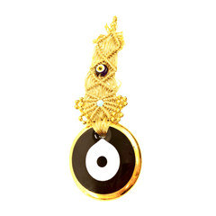 Good Luck Charm Sall Hanging Evil Eye Protection 11.5" x 4" - Eva Essentials