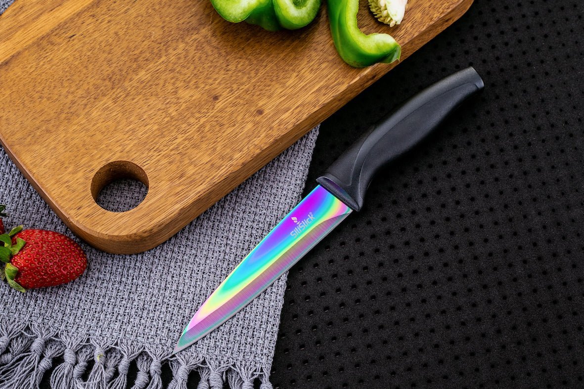Kitchen Knife Set - Black Handle - Eva Essentials