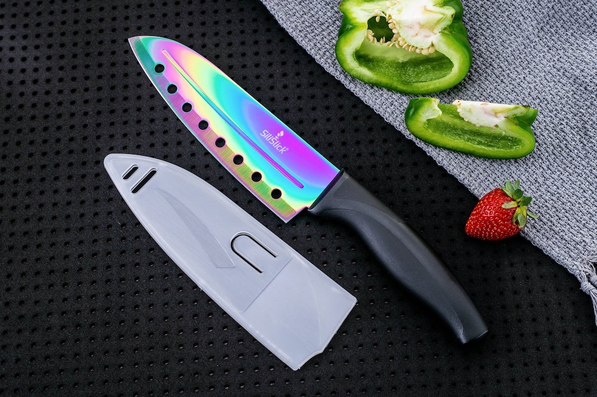 Kitchen Knife Set - Black Handle - Eva Essentials