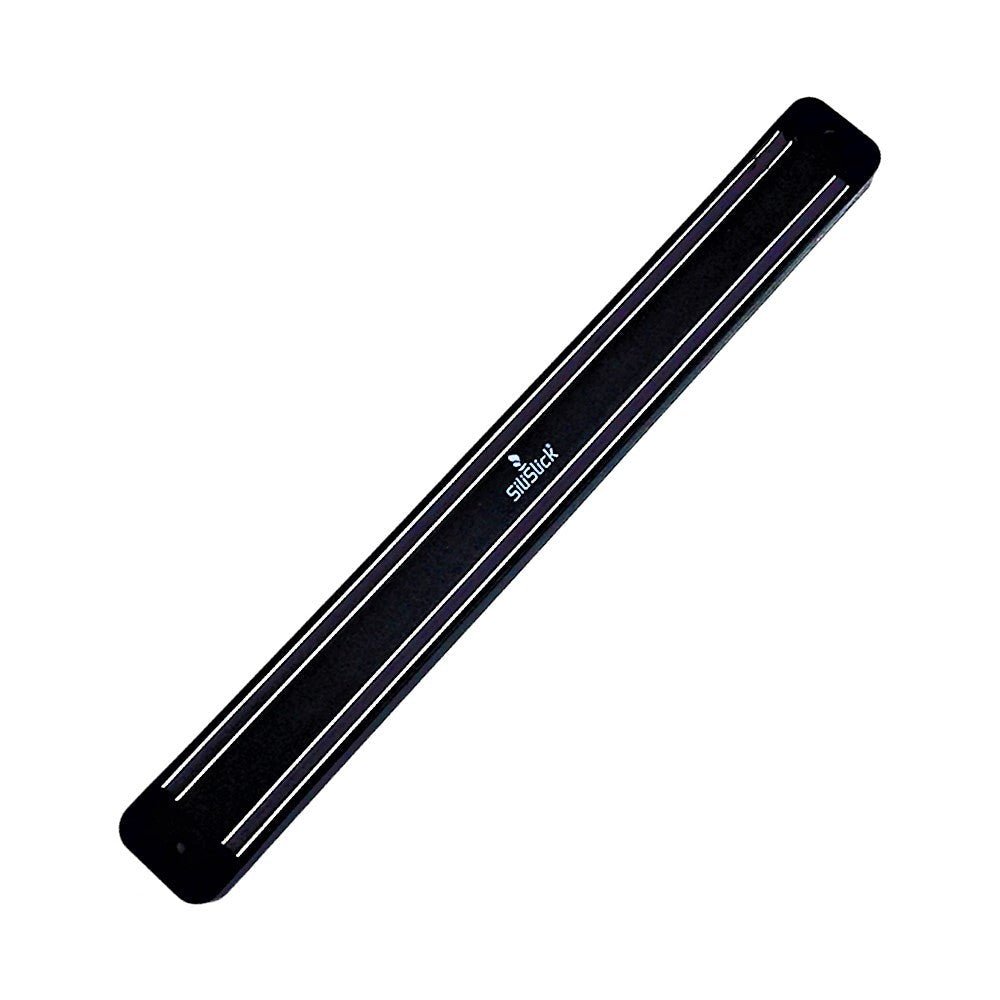 Kitchen Knife Set Kit | Blue Handle & Black Magnetic Rack - Eva Essentials