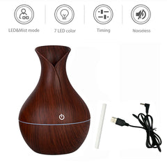 LED Ultrasonic Aromatherapy Humidifier Essential Oil Diffuser - Eva Essentials