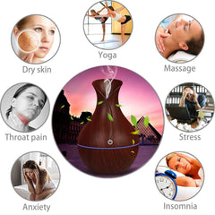 LED Ultrasonic Aromatherapy Humidifier Essential Oil Diffuser - Eva Essentials