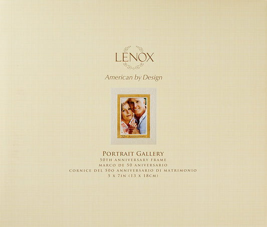 Lenox American by Design Portrait Gallery 50th Anniversary Frame 5x7 - Eva Essentials