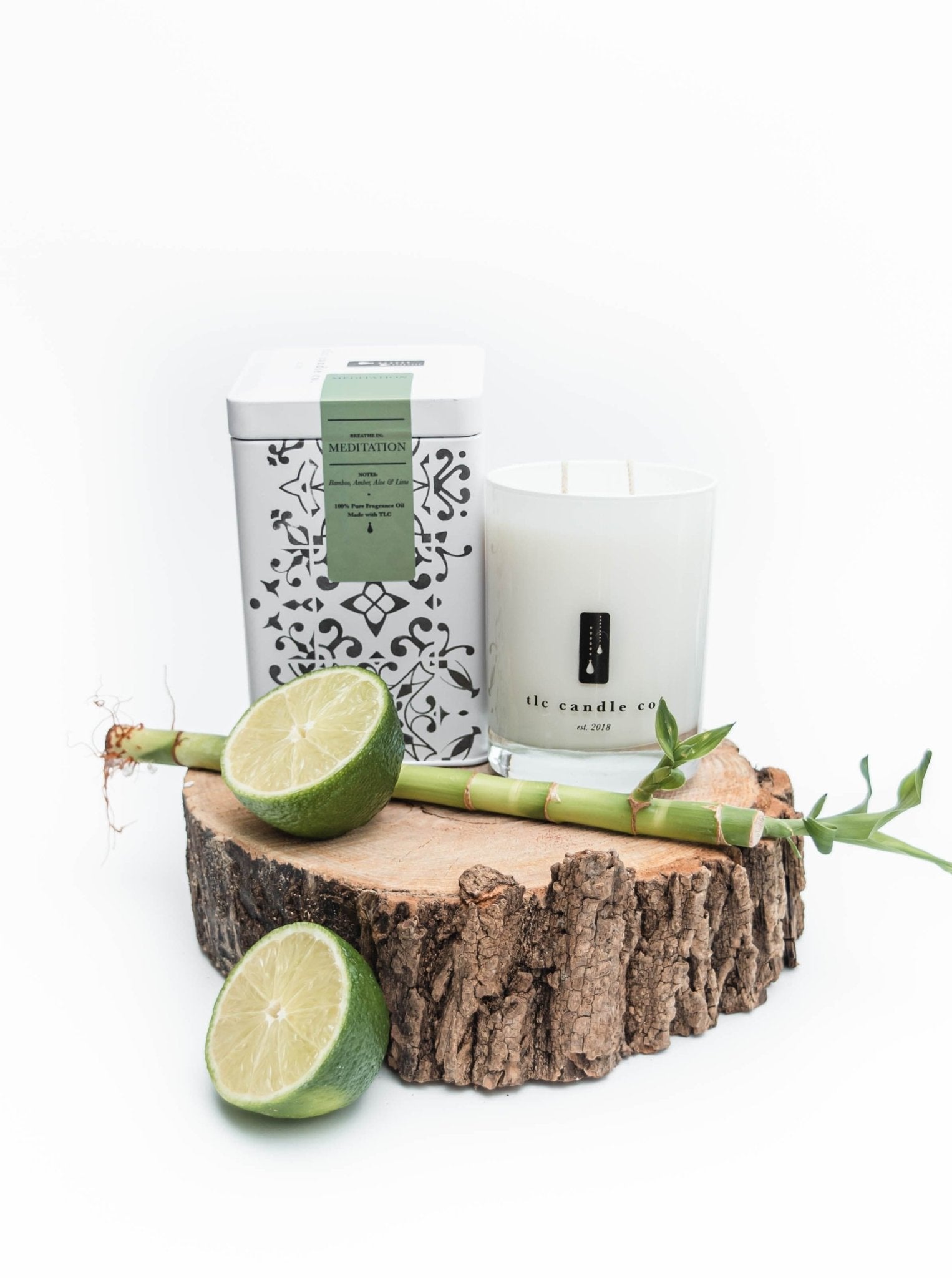 Meditation - Bamboo, Amber and Aloe Soy Candle - Eva Essentials