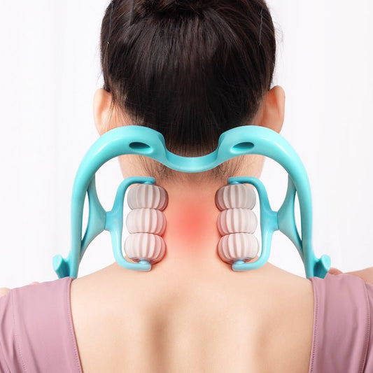 Multifunctional Six - wheel Neck Massager - Eva Essentials