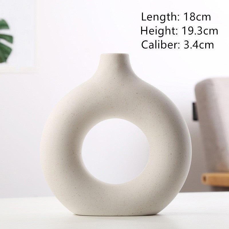 New Style Biscuit Vase Frosted Particle Flower Arranging Device - Eva Essentials