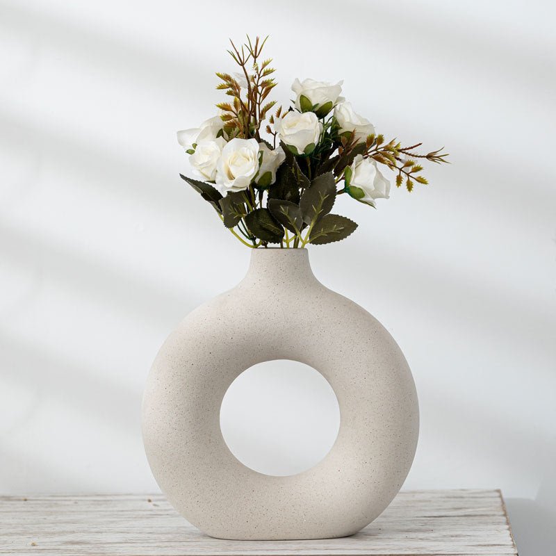 New Style Biscuit Vase Frosted Particle Flower Arranging Device - Eva Essentials