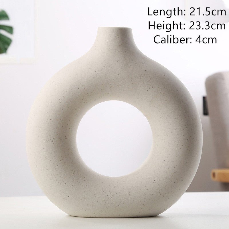 New Style Biscuit Vase Frosted Particle Flower Arranging Device - Eva Essentials