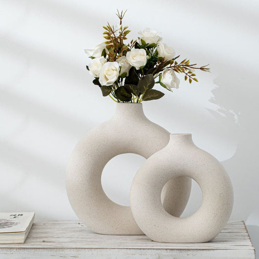 New Style Biscuit Vase Frosted Particle Flower Arranging Device - Eva Essentials