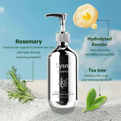 Organic Keratin, Rosemary & Tea Tree Shampoo - Eva Essentials