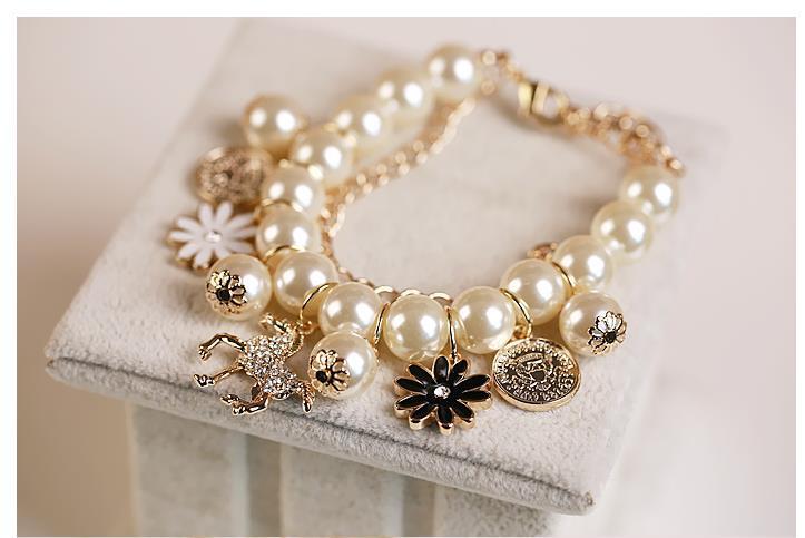 Pearl Flower Bracelet Jewelry - Eva Essentials