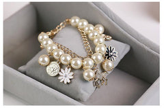 Pearl Flower Bracelet Jewelry - Eva Essentials