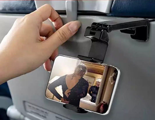 Universal Car or Airplane Seat Phone Stand Multi-Directional Dual