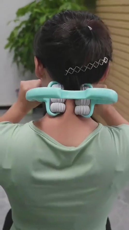 Multifunctional Six-wheel Neck Massager