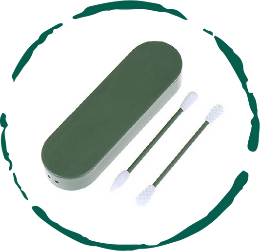 Reusable Silicone Cotton Swab - 2 Pack - Eva Essentials