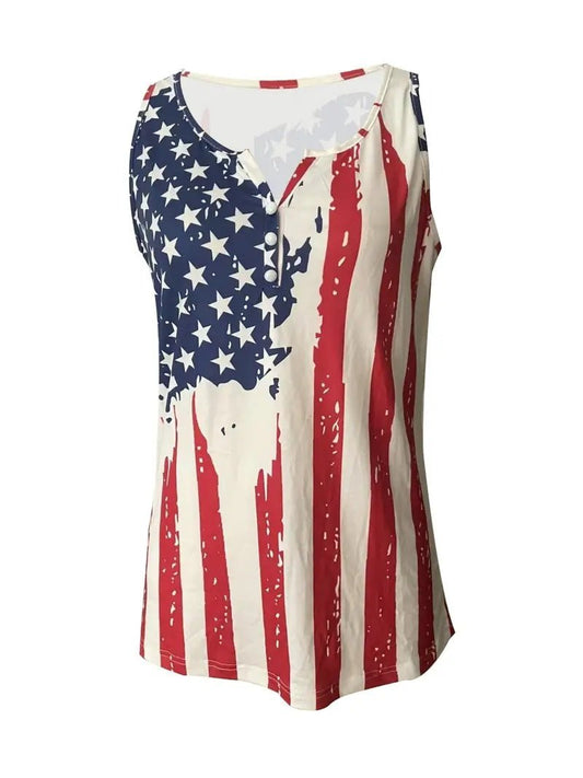 Sleeveless USA top - Eva Essentials