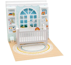 Treasures 3D Pop - Up Greeting Card Baby Crib - Eva Essentials
