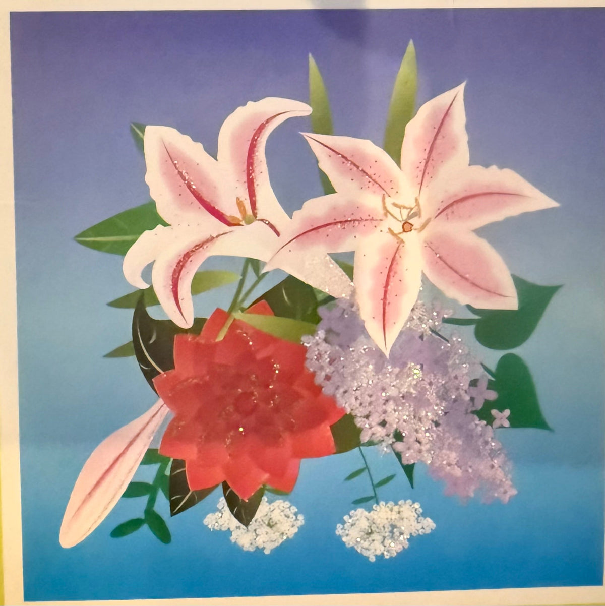 Treasures 3D Pop - Up Greeting Card Mxed Bouquet - Eva Essentials