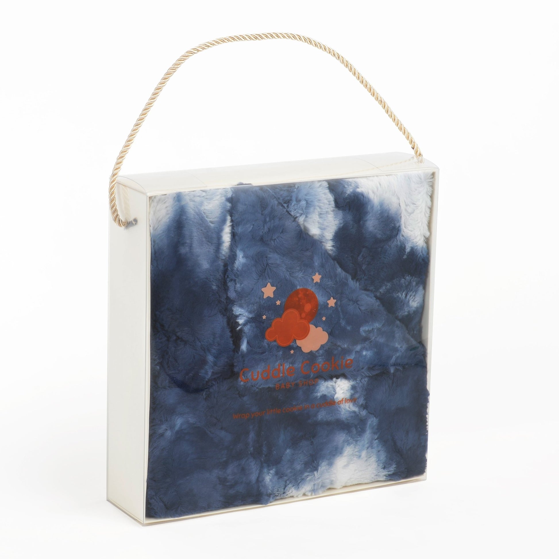 Ultra - Plush Blue Tie Dye Fur Blanket - Eva Essentials