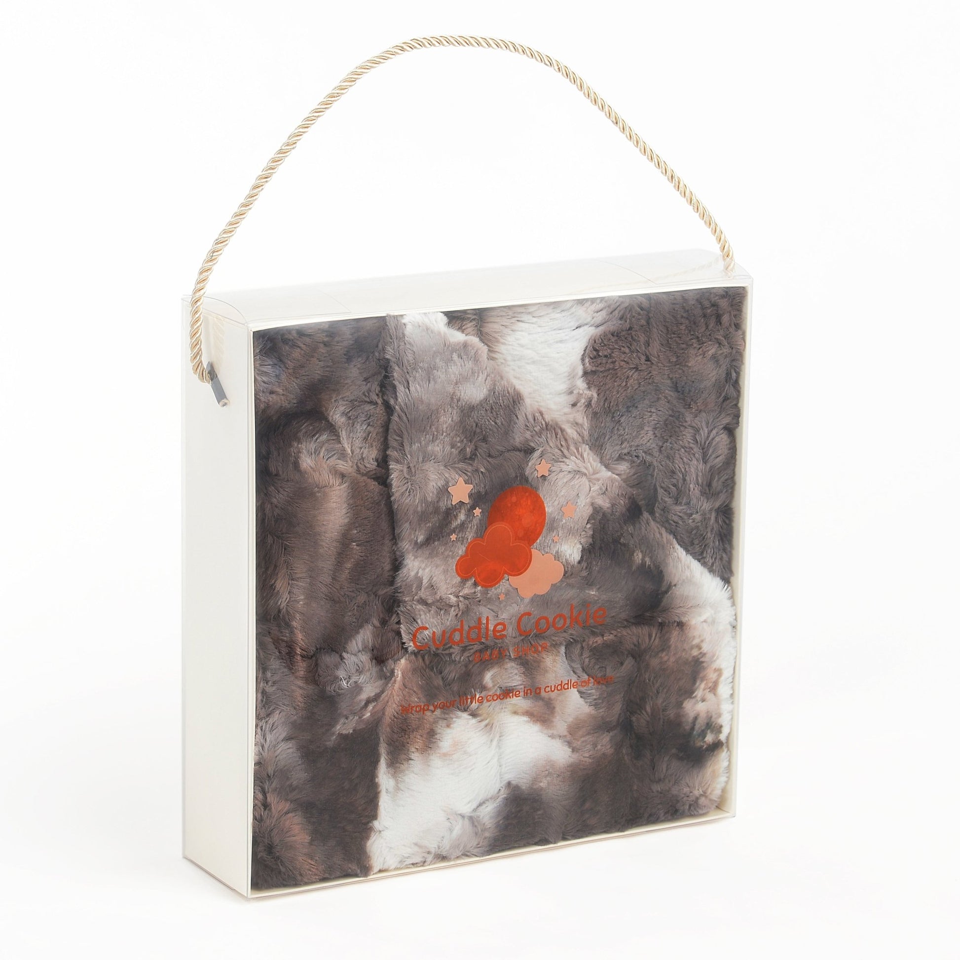 Ultra - Plush Grey Tie Dye Fur Blanket - Eva Essentials