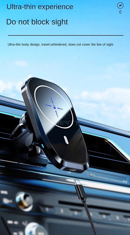 Wireless Car Phone Charging Air Vent Mount Holder 15W - Eva Essentials