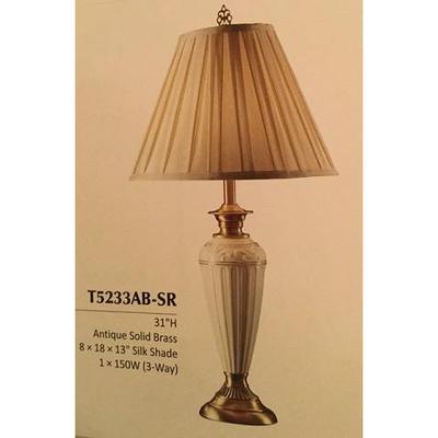 Litemaster Table Lamp T5233 AB-SR - BBL & Co.