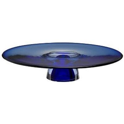 A Kosta Boda Zoom cake plate by Goran Warff Signed - Eva Essentials