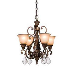 Artcraft Lighting AC1827 Florence 5 - Lite Mini Chandelier, Rich Bronze - Eva Essentials