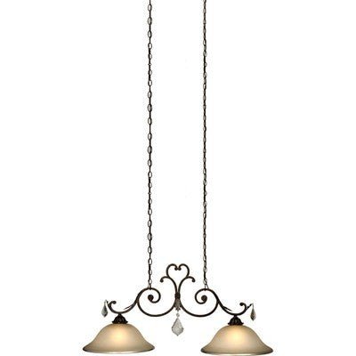 Artcraft Lighting AC1835 Florence 2 - Lite Island Light, Rich Bronze - Eva Essentials