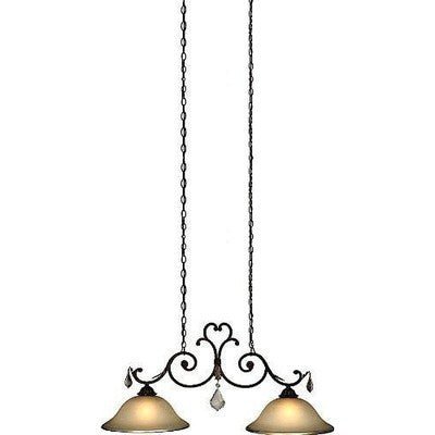 Artcraft Lighting AC1835 Florence 2 - Lite Island Light, Rich Bronze - Eva Essentials