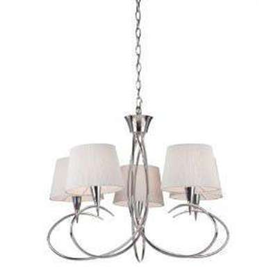 Artcraft Lighting SC165 Oslo Five - Light Chandelier, Chrome - Eva Essentials