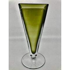 Badash Crystal Olive Vase Signed - Eva Essentials