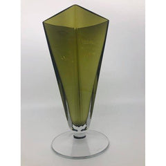 Badash Crystal Olive Vase Signed - Eva Essentials