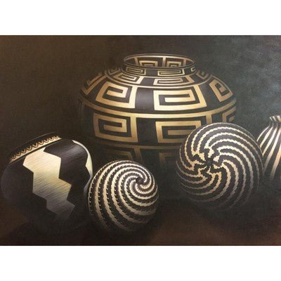 Black & White Pots and Balls - Eva Essentials