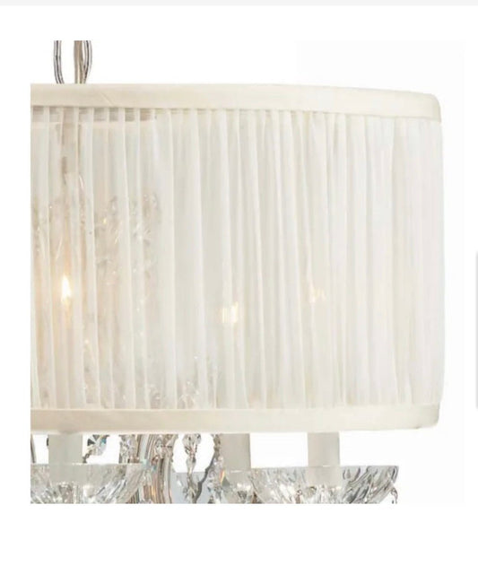 Crystorama 4415 - CH Brentwood - Six Light Mini Chandelier - Eva Essentials