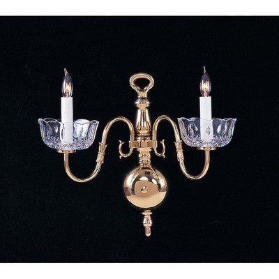 Crystorama Lighting Group 4202 - PB Polished Brass Colonial Cast Brass - Eva Essentials