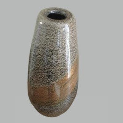 Dale Tiffany AG500353 Oval Granite Stone Gold Art Glass Vase - Eva Essentials