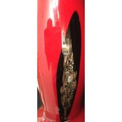 Dale Tiffany Favrille Small Red/Black/Gold Art Glass Candleholder AG500425 - Eva Essentials