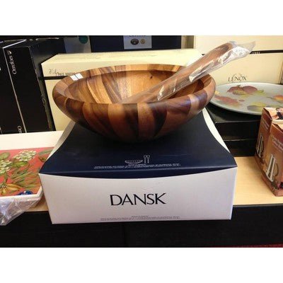 Dansk Brown Wood Classics Salad - Eva Essentials