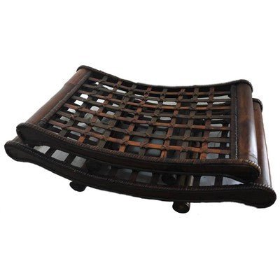 Decorative Faux Wood Curved Tray Set of 2 - Eva Essentials