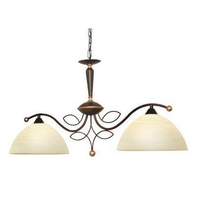 Eglo 89134A Beluga 2 Light Island Light in Antique Brown 89134A - Eva Essentials