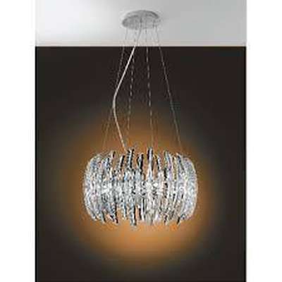 Eglo 89205A Drifter Chandelier Hanging Light, Chrome - Eva Essentials