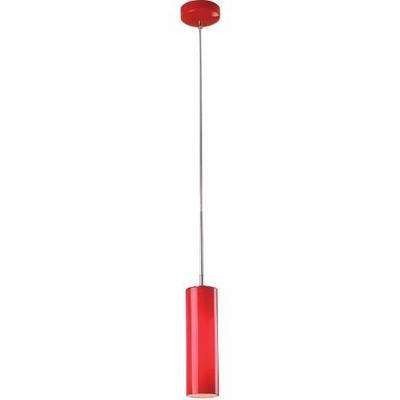 ET2 E20021 - 03 Red Gloss Contemporary Rondelle Pendant - Eva Essentials